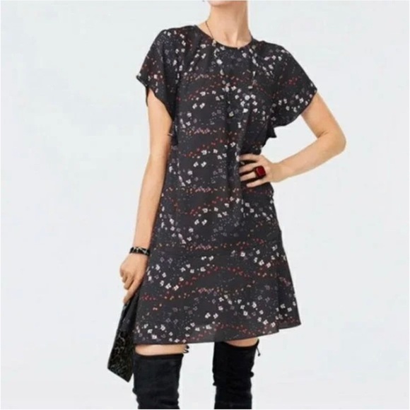 Cabi | Muse Floral Flutter Sleeve Dress Style 3828 - Picture 1 of 14